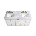 thumbnail image 3 of Avanity AUSTEN-VS61-WTG-C Austen 60" Free Standing Double Basin Vanity Set - White, 3 of 7