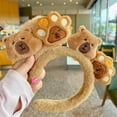 thumbnail image 3 of Capybaras Anime Hair Claw Headpiece for Party, Stage, Birthday, Face Wash, Hair Bands, Stage Headwear, Photo Props Hair Clasps, 3 of 5