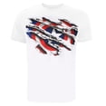 thumbnail image 1 of Captain America Mens Torn T-Shirt, 1 of 4