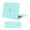Turquoise, variant on Mosiso Case for MacBook Pro 14 inch 2024-2021 M4 A3112 A3185 A3401 M3 A2918 A2992 M2 A2779 M1 A2442 Pro Max Chip with Touch ID, Plastic Hard Shell with Keyboard Cover, Airy Blue