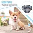 thumbnail image 4 of Methold Camisa para perros para mantener el calor Cachorros a rayas Ropa Regalo dulce Suministros para mascotas pequeñas Chaleco para perros Sin Type3 NO3 Methold PT003821-17B, 4 of 6