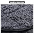 thumbnail image 5 of RedSwing Outdoor Camping Blanket, Waterproof Windproof Sherpa Fleece Blanket, 50 x 59 in, Machine Washable, Black, 5 of 8