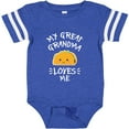 thumbnail image 3 of Inktastic My Great Grandma Loves Me with Taco Illustration Boys or Girls Baby Bodysuit, 3 of 5