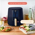 thumbnail image 4 of Beautiful 3 Qt Air Fryer with TurboCrisp Technology, Starry Night by Drew Barrymore, Blue, 4 of 12