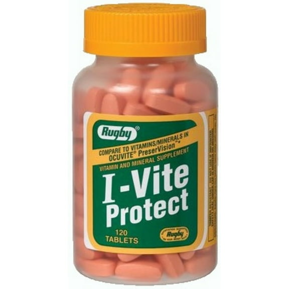 Rugby I-Vite Protect Vitamin & Mineral Supplement Tablets 120 Each