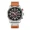 Orange Brown-Black, variant on CURREN 8291 Men Gray Brown Chronograph Quartz Waterproof Leather belt Watch Sports Wristwatch