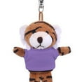 thumbnail image 2 of Made by Aliens Soft Plush Tiger Keychain, Clip for Kids Keys, Purse & Bags,, 2 of 2