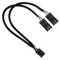 thumbnail image 1 of Divisor RGB para Concentrador RGB , Lighting Node Core y Cable de Extensión de Ventilador ICUE Commander CORE XT de Macho A Hembra, 1 of 8