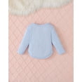 thumbnail image 4 of 3 Months Baby Girls Clothes 6 Months Girls 3 Pack Fall Winter Outfits Infant Girl Long Sleeve Top Pants 6PCS Clothing Set Blue, 4 of 10