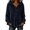 BU1, variant on Hoodies Women Long Sleeve Hooded Top Small V Neck Button Shirt Sweatshirt Tops Solid Fall Winter Casual Outerwear