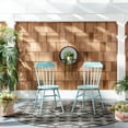 thumbnail image 2 of SAFAVIEH Broderick Outdoor Patio Side Chair, Baby Blue, Set of 2, 2 of 11