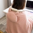 thumbnail image 6 of ZFYXGS Portable USB Heated Blanket Throw Black for Bed Car Couch on Clearance, 6 of 6