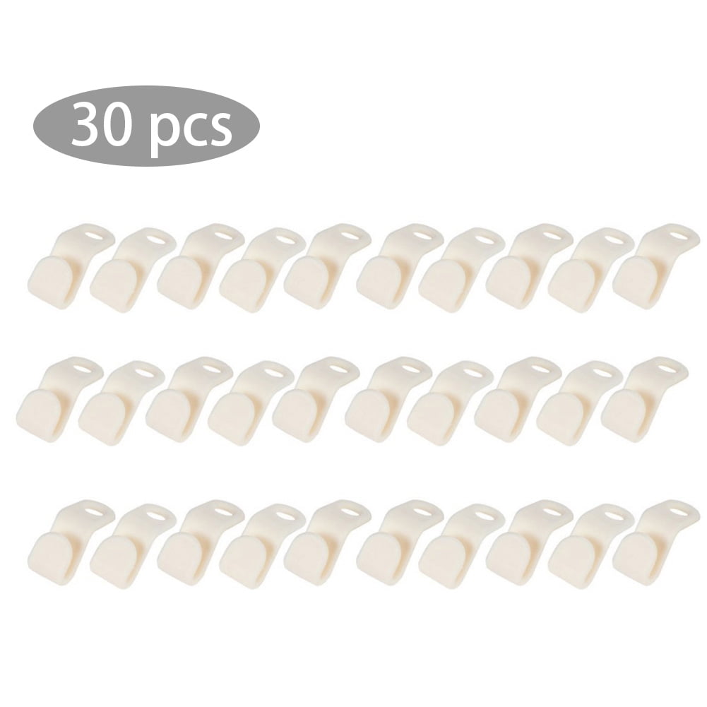 QUUY Clothes Hanger Connector Hooks Drop Connecting Hanger Hooks Cascading Hangers Hooks Hanger Clip Drop Connecting Grip 30Pcs