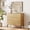 Oak, variant on 31.5" Wood Accent Chest with Drawers, Modern Credenza Storage Cabinet with Reeded Design for Living Room, Kitchen, Dining Room, Hallway