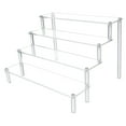 thumbnail image 1 of Rack Display Acrylic Shelf Holder Clear Cosmetics Stand Riser Steps Dessert Holds
Action Tabletop Desserts Figure, 1 of 6
