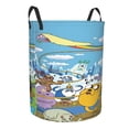 thumbnail image 2 of Adventure Time Jake The Dog Large Laundry Basket With Handle, Collapsible Laundry Hamper, Dirty Clothes Storage Basket For Living Room, Bathroom, Bedroom, College Dorm, 2 of 8