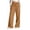 *Brown, variant on Women's High Waisted Drawstring Wide Leg Pants with Pockets，Casual Athletic Long Trousers Black,Womens Plus XXL