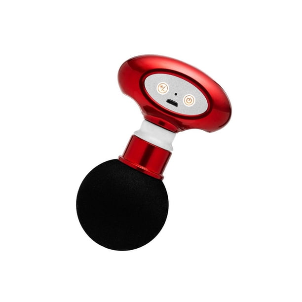 Guardurnaity Masajeador eléctrico de Fascia, 6 velocidades, relajación muscular, modelado, adelgazamiento, Fitness, ejercicio corporal, masaje, espalda, masajeadores Rojo Guardurnaity CE013866-06B