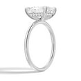 thumbnail image 6 of ESTE ORIGIN 2.55Ct Radiant Cut Lab-Grown Diamond Engagement Ring Set with Hidden Halo in 18K White Gold Solitaire Bridal Ring Set for Women is available in size US 7.5., 6 of 11