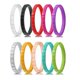thumbnail image 4 of 10 piezas mujeres hombres 3 mm de ancho de goma flexible de silicona boda de banda joyería deportiva Yinane Banda del anillo del dedo del silicón, 4 of 8