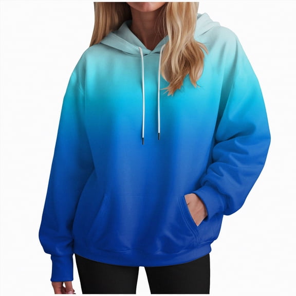 Godom Womens Oversized Hoodies 2025 Fleece Sweatshirts Long Sleeve Pullover with Pocket Fall Winter Y2k Clothes