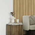 thumbnail image 4 of UMIGGEE 3D Slat Wall Panel 3D Fluted Textured Panel, 15.7" x 118", Walnut, 4 of 7