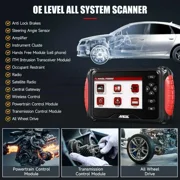 ancel fx8000 السيارات obd2 رمز الماسح الضوئي السيارة جميع النظام زيت epb abs أداة المسح التشخيصي