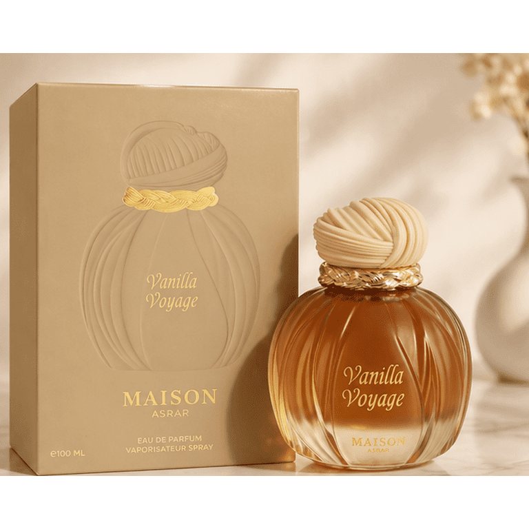 Maison Asrar Vanilla Voyage Eau de Parfum for Women, 100ml (3.4 oz
