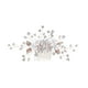thumbnail image 4 of Nvzi Horquillas para el pelo de boda con flores para novias, peinetas con perlas de cristal, pinzas para el pelo, tocado, accesorios para el pelo de boda dorados, joyas - doradas, 4 of 4