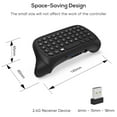 thumbnail image 3 of Teclado controlador para Xbox Series X/S/Xbox One/One S, teclado inalámbrico Bluetooth para juegos con receptor USB, altavoz integrado y conector de audio de 3,5 mm para Xbox Series X/S/One/One S,, 3 of 7