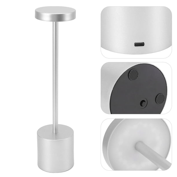 Lámpara de escritorio LED de metal control táctil atenuación continua lámpara de mesa de estilo nórdico 3 niveles temperatura de color luz nocturna para niños lámpara ANGGREK Otros