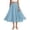 *2-Light Blue, variant on VBVC Women's Slim Flax Midi Skirt,Flowy Brethable Skirt For Women,Ladies Dressy Office Work Skirt,Light Blue,Free Size
