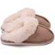 thumbnail image 4 of Pantuflas mullidas para mujer, cómodas pantuflas de espuma viscoelástica para hombre, pantuflas de lana mullidas para mujer, zapatos para el hogar con forro polar de felpa para exteriores, 40, 4 of 4