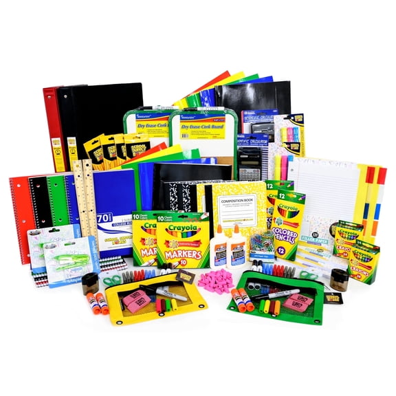 Mega Back to School Bundle | 1 Box - 474 Pieces per Box | School Supply Boxes - Back to School Essentials, Perfect for Multiple Children Household