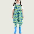 thumbnail image 2 of AUNVITO Unisex PVC Waders Full Body Waterproof Fishing & Beach Combing Overalls Durable Waterproof Suit for Kids, 2 of 4