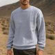 thumbnail image 1 of pstuiky camisetas de manga larga para hombre, Sudadera con capucha y cuello redondo de manga larga de color liso para hombre Tops de hombre xl, 1 of 6