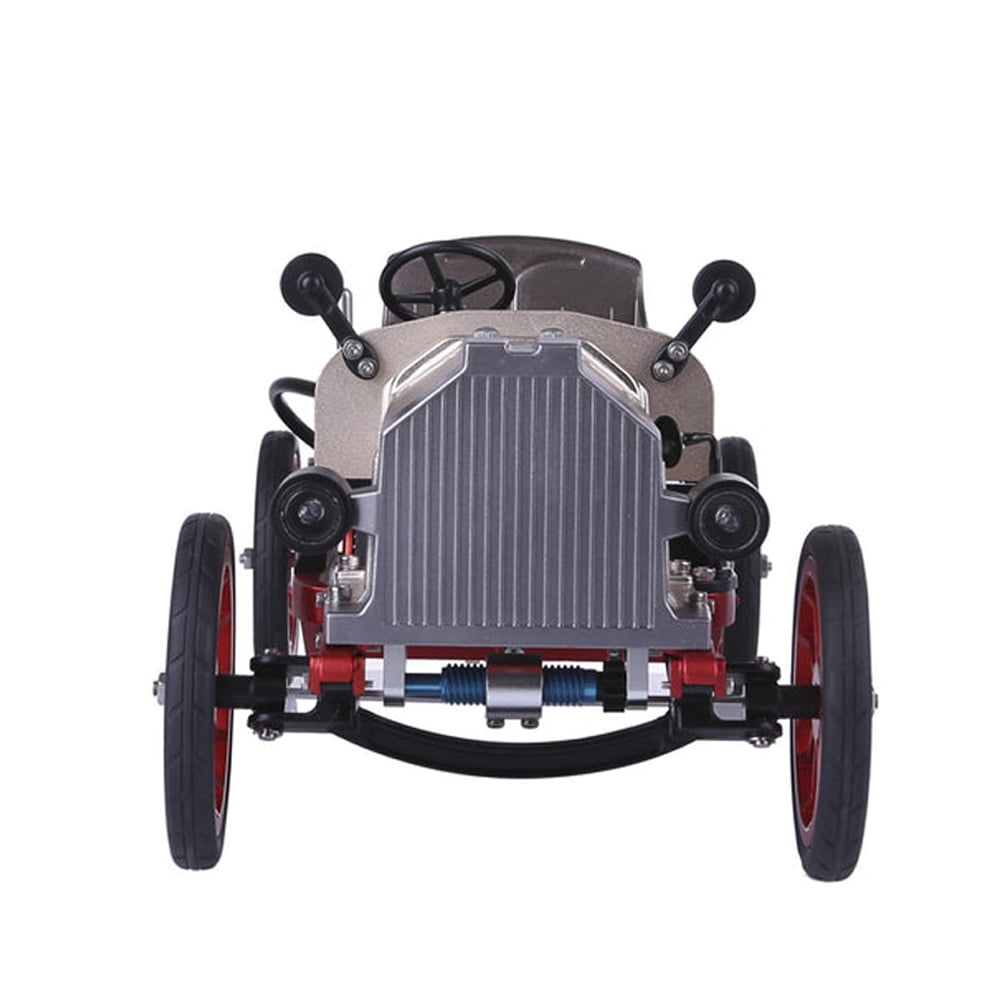 Metalkit Teching Assembly Metal Mechanical Electric Vintage Classic Car Model Kit Play Vehicles Toy