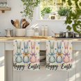 thumbnail image 4 of Easter Bunny Kitchen Towels Set of 3, Spring Watercolor Polka Dot Flower Plaid Beige Absorbent Dish Towels for Kitchen, Microfiber Hand Towel, Quick Drying Tea Towel for Cleaning Dishcloths, 4 of 7