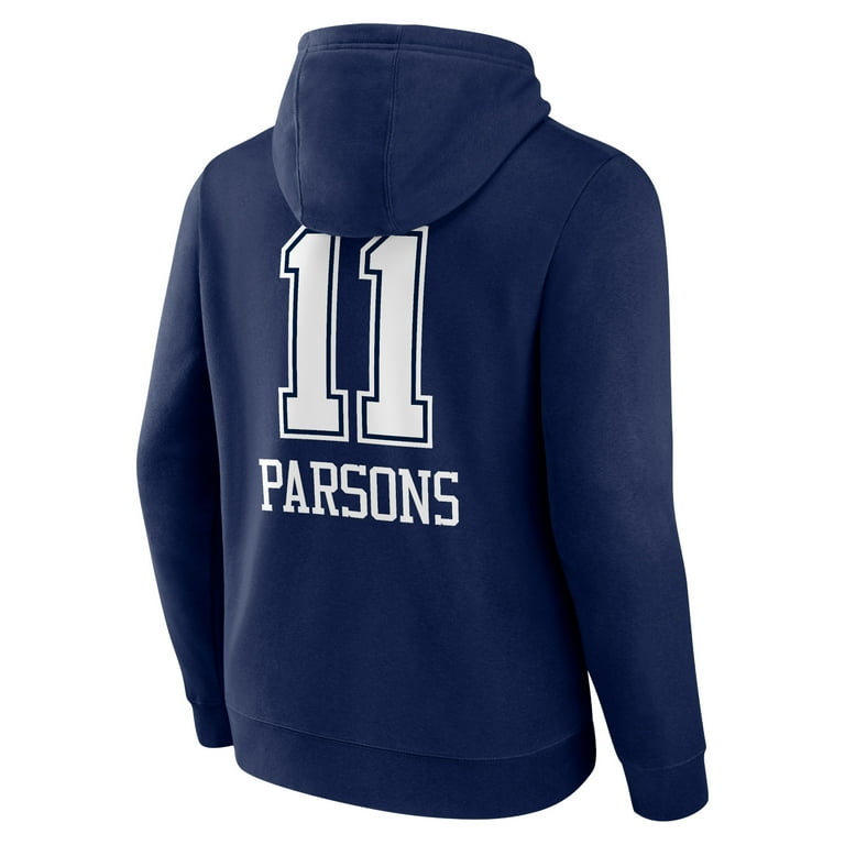 Men's Micah Parsons Dallas Cowboys Navy Team Wordmark Pullover