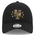 thumbnail image 2 of Women's New Era  Black New York Mets 2024 Armed Forces Day 9TWENTY Adjustable Hat, 2 of 6