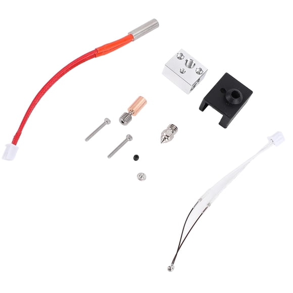 24V 40W Heater Set, High Strength Black Silicone Sleeve Extruder Upgrade Kit Aluminum Heating Block  for Sermoon V1 V1Pro