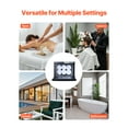 thumbnail image 6 of VEVOR Hot Towel Warmer, 1.76 gal Small Towel Warmer Cabinet with Clip & Stainless Steel Rack, Holds up 12 Towels, Portable All-Round Heating Cabinet for Spa, Barber, Manicures, Massage, Salon, Black, 6 of 9