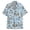 Light Blue, variant on YANGXINX Men Shirts 2026 Summer Hawaiian Graphic Print Short Sleeved Button Down Tops Lapel Collar Stretchy Relaxed Fit Comfy Breathable Shirt