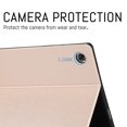 thumbnail image 6 of Dteck Slim Case for Samsung Galaxy Tab A8 10.5 inch 2022 Model (SM-X200/X205/X207), Ultra Thin Lightweight Hard Back Shell Stand Cover with Auto Wake/Sleep, Gold, 6 of 6