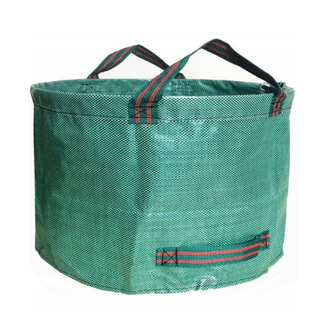 Sac de Jardin pour Cour ) Sac à Ordures pour Cour Réutilisable Robuste Pliable Sac à Feuilles de Jardin avec Anneau Ordures Vert Extensible N Rangement d'Aliments Frais Extensible N Contenants Frais s Sac Frais Sacs en Papier Compost