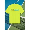 thumbnail image 2 of Solin ONLY DINKS Pickleball T-Shirt, Fans of Dinks, Neon Yellow, Small - Fun Pickleball Tee Gift, 2 of 2