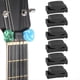 thumbnail image 2 of Paquete de 6 Soportes para Púas de Guitarra, Soporte de Goma para Clavijero de Guitarra, para Guitarras Acústicas, Bajos y Ukeleles., 2 of 5