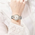 thumbnail image 5 of GUANQIN Women Calendar Vintage Wristwatch Analog Automatic Self-Winding Mechanical Sapphire Crystal Wrist Watch Stainless Steel Luminous Waterproof Business Clock, 5 of 8