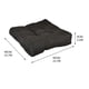 thumbnail image 2 of Sofa Vama Ropa de Cama Cojín de asiento de lino sintético grueso tridimensional de 40 cm, tapete de piso comprimido, tapete de color caramelo for Navideño, 2 of 2