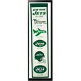 thumbnail image 1 of Encore New York Jets Logo History Felt Banner - 14 x 37 Framed, 1 of 1